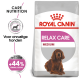 Royal Canin Relax Care hondenvoer zak voor middelgrote honden, met een kalmerende formule en een claim van +44% normaal gedrag.
