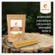 Ein Wildfang Hundekauknochen mit der Aufschrift "HARTKÄSE KAUSTAB BUNKY", der seine proteinreiche, kalorienarme und laktosefreie Vorteile zeigt.