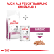 Royal Canin Veterinary Cardiac Hundefutter, mit einem Beutel Trockenfutter und einer Dose Mousse, mit dem Text "auch als Feuchtnahrung erhältlich."