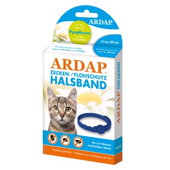 ARDAP Zecken- & Floh-Halsband für Katzen