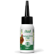 Flasche mit "Hühner Land Parasiten Frei Spot on" für Hühner, 50 ml, mit einer Grafik einer Henne und einem grün-weißen Etikett.