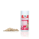 Cafortan® Multivitaminpräparat für Hunde in einem weißen Behälter mit rosa Akzenten, umgeben von runden Tabletten.