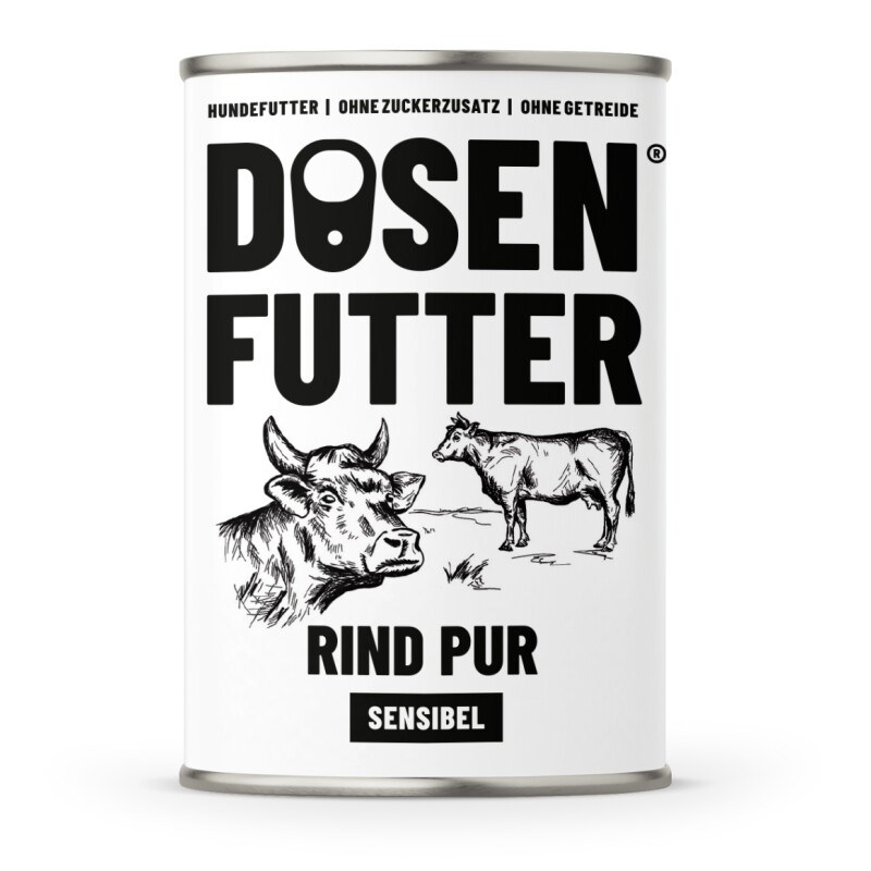 SCHNAUZE & CO. 6x400g RIND PUR SENSIBEL