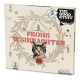 Schachtel mit Katzenportrait in einem Kranz, Ornamenten und den Texten 'THE GOOD STUFF', 'For Cats', 'the-goodstuff.com' und '24'.
