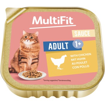Comparer les prix de MultiFit Barquette adulte ragout Poulet 64x100 g
