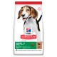 Sac de nourriture pour chiots Hill's Science Plan avec un beagle, étiqueté "PUPPY <1", soutient l'immunité et la croissance saine des chiots.