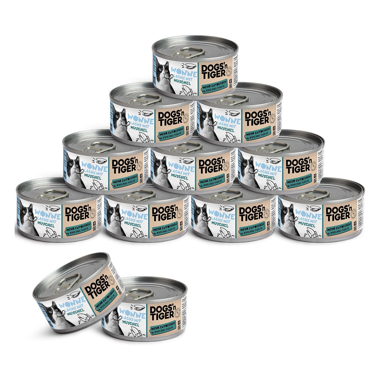 Dogs'n Tiger Katzenassfutter Wonne 12x70 g