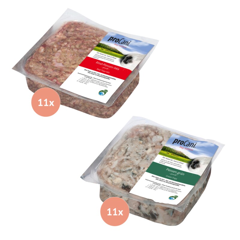 ProCani BARF-Paket pur probiotisch 22x500 g