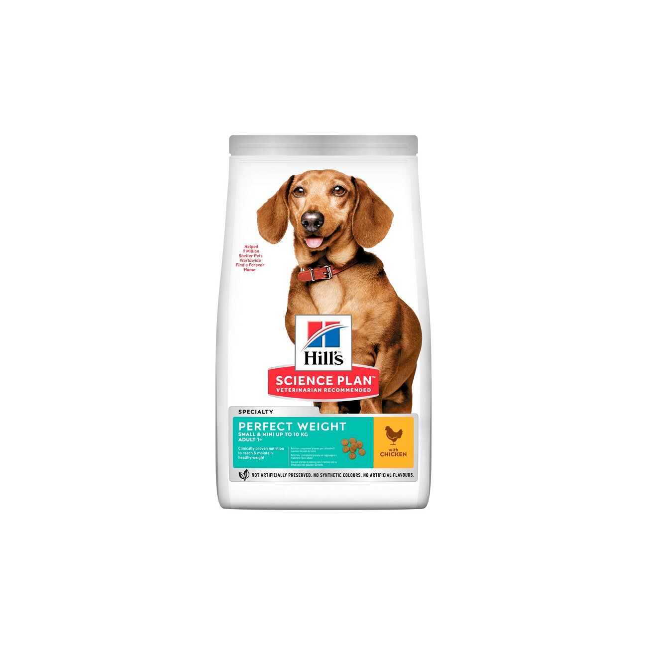 Hill s SCIENCE PLAN Perfect Weight Small Mini Adult Dog Food with Chicken 1.5 kg MAXI ZOO