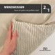 ® XXL Eck-Hundebett für große Hunde aus Cord M