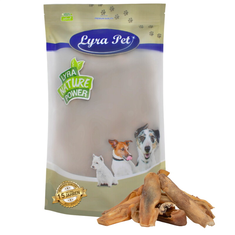 Lyra Pet Rinderkopfhaut goldbraun dunkel 1 kg
