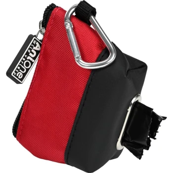 Poop bag dispenser red/ black