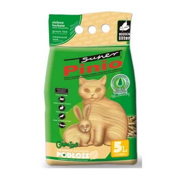 Zdjęcia - Pozostałe dla kotów i kotek Super Benek Benek Super Pinio Zielona Herbata 10L 5 l 
