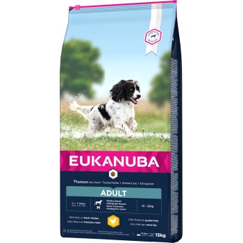 Trockenfutter Hund Active Medium Breed Adult, mit Huhn 15 kg