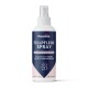 Pawlie's Fellpflege Spray, 150 ml, mit einem marineblauen Etikett, das "100% natürliche Inhaltsstoffe" und "angenehmer Duft" angibt.