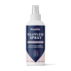 Pawlie's Fellpflege Spray, 150 ml, mit einem marineblauen Etikett, das "100% natürliche Inhaltsstoffe" und "angenehmer Duft" angibt.