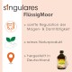 FlüssigMoor von s'ingulares, ein Naturprodukt zur sanften Regulierung der Magen- und Darmaktivität, hergestellt in Deutschland.