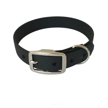 21-30cm HU Biothane Halsband schwarz 21 cm, 30 cm