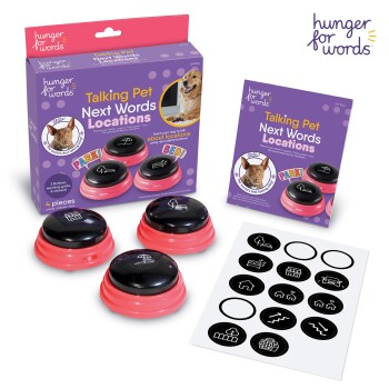Talking Pet Next Words: Plaatsen | receptieve knoppen voor honden