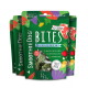 Drei grüne SmoothieDog Bites Beutel, gefriergetrocknete 'Lamm' Hundesnacks; Etikett zeigt 'Gefriergetrockneter Snack' und 'FREEZE DRIED'.