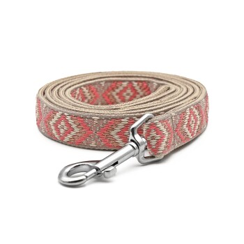 Boho-Chic Hundeleine Coral 1,2 m
