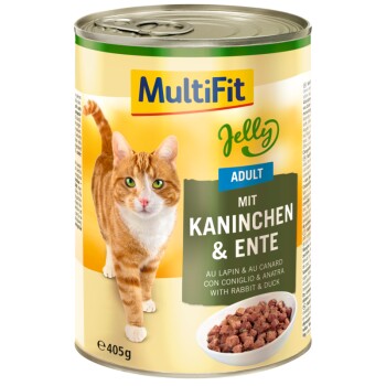 Adult Jelly Kaninchen & Ente 12x405 g