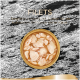 Eine goldene Dose Katzenfutter mit Fischfilets in Brühe, beschriftet mit "FILETS", mit einer deutschen Beschreibung der hochwertigen Zutaten.