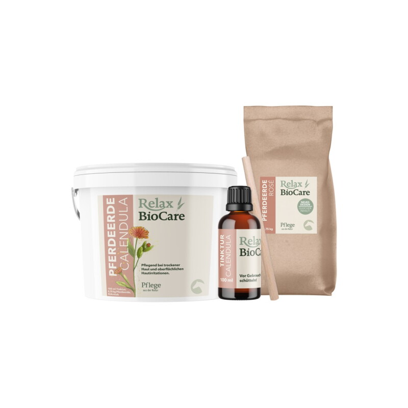 Relax-Biocare Pferdeerde-Set Calendula