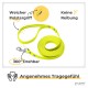 Schleppleine neon gelb 5 m