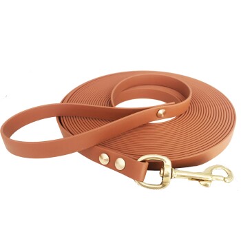 25-35 kg Schleppleine Biothane braun/ caramell 20 m