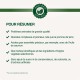 Résumé des avantages de la nourriture pour animaux en français : protéines de haute qualité, glucides complexes, acides gras essentiels, herbes, sans sucre ni additifs.