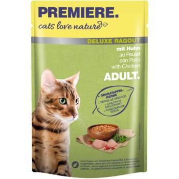 PREMIERE cats love nature Deluxe Ragout 24x100g mit Huhn