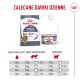 Opakowanie i puszka karmy Royal Canin „Appetite Control” z tabelą dawkowania zatytułowaną 'ZALECANE DAWKI DZIENNE'