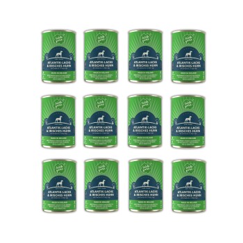 Nassfutter Atlantik-Lachs 12x390 g