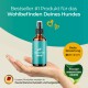 Bestseller #1 Produkt für das Wohlbefinden Ihres Hundes, HUNDPUR Zahnspray in einer Hand, mit Text, der Bewertungen und Auszeichnungen hervorhebt.