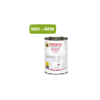 Medica Nassfutter Hund Adult Herzdiät, mit Pute 6x400 g
