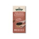 WOOOF Lachs-&-Kartoffel Hundefutterbeutel, Hände reichen eine Schüssel Kibble, Hundenase; Text: ‚Unser 100% getreidefreies Rezept‘