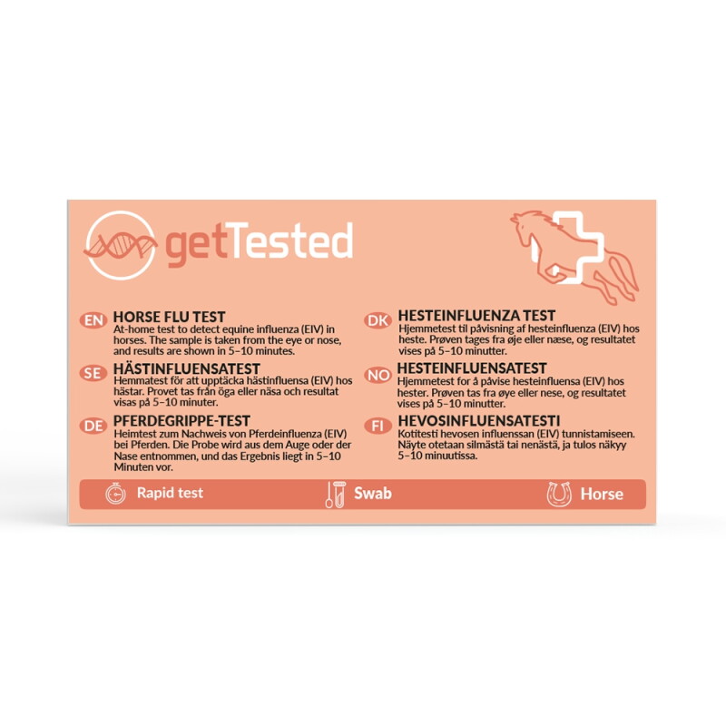 GetTested Pferdegrippe-Test