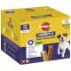 Pack méga de soins bucco-dentaires Pedigree Dentastix, contenant 70 friandises dentaires pour chiens pesant entre 5 et 10 kg, promouvant la santé bucco-dentaire.