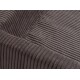orthopädisches Hundebett aus Cord mit Handwebcharakter Santiago braun/ grau XL