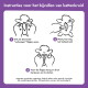 'Instructies voor het bijvullen van kattenkruid' (Nederlands) — handen openen een kattenspeeltje, steken kattenkruid erin en vouwen de flapjes dicht.