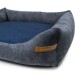 SoftColor Bett Graphit dunkelblau M