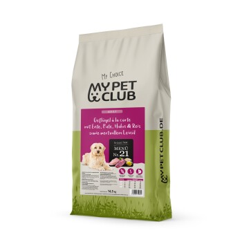 weizenfreies Trockenfutter für Hunde mit Ente, Huhn & Pute und hohem Fleischanteil
