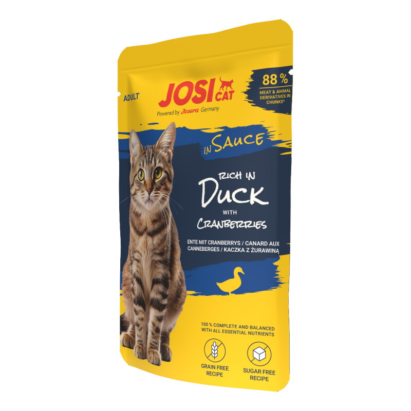 JosiCat Nassfutter Rich in Duck in Sauce 28 x 85 g