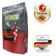 Kenkou Cool-Water Koi-Futterbeutel mit einem Koi-Fisch-Grafik, einem Premium-Qualitätsabzeichen und einem 'Made in Germany'-Etikett.