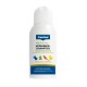 Canina PETVITAL Verminex-Shampoo-Flasche – weißes Haustiershampoo zum Schutz vor Parasiten (deutsches Etikett, Haustiersilhouetten).