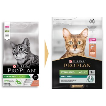 PRO PLAN Sterilised Adult 1+ Optirenal reich an Lachs 10 kg