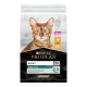 Purina Pro Plan Adult Renal Plus Katzenfutterbeutel mit einem Bengal-Katzen-Nahaufnahme und dem Text: "Hilft, die gesunde Nierenfunktion zu fördern."