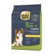 Sac de nourriture pour chiens Select Gold XS Senior, 4kg, pour les chiens de plus de 8 ans, avec un petit chien sur le devant, étiqueté "Huhn" (Poulet).