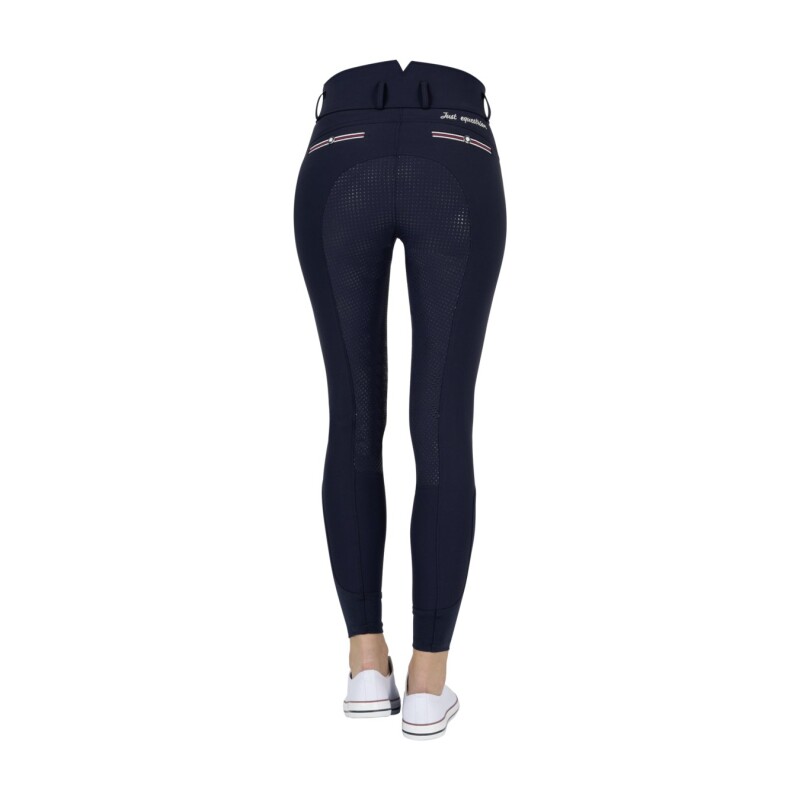 4Riders Reithose Lexington Comfort Full Grip navy 34  - EU